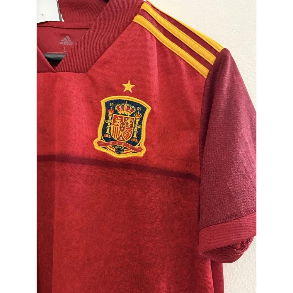 Spain Home football shirt 2019 - 2022 Team Jersey Adidas Youth Size L